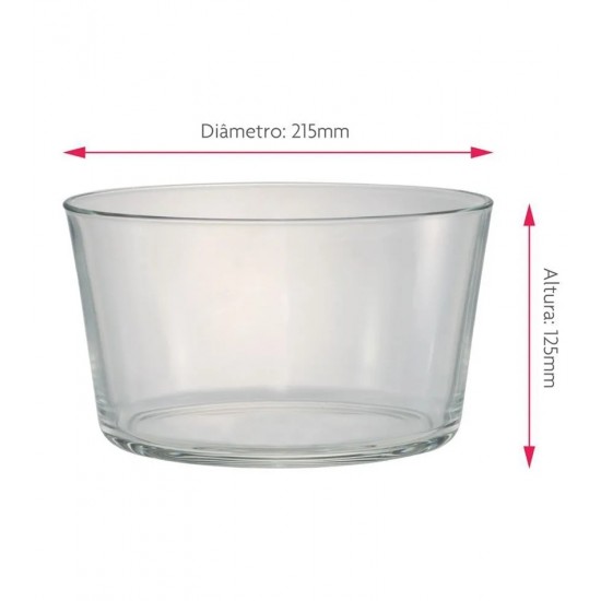 Saladeira 21,5cm 1,4ml 12cm Altura Lucca